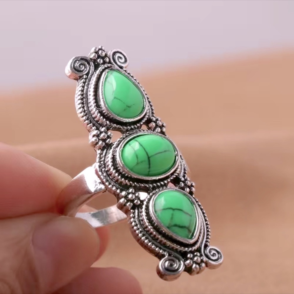 ETHNIC RESIN RING - Picture 11 of 11